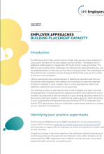Employer approaches to building placement capacity